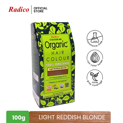 RADICO Organic Hair Color - Light Reddish Blonde (100g)