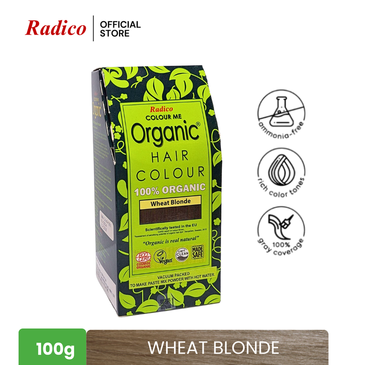 RADICO Organic Hair Color - Wheat Blonde (100g)