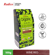 RADICO Organic Hair Color - Wine Red (100g)